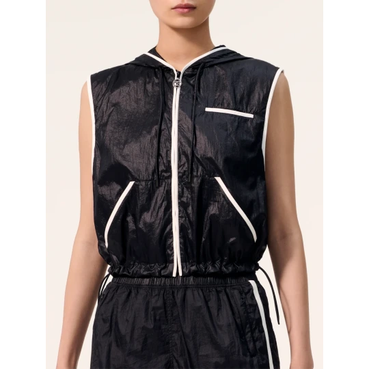 Melange Black and White Jacket