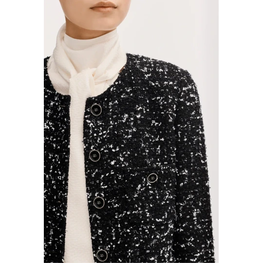 Tweed Black & White Jacket