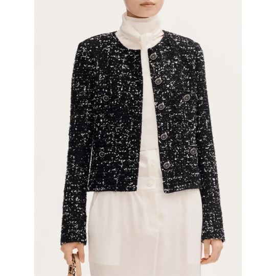 Tweed Black & White Jacket