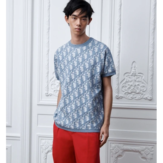 Blue Oblique T-Shirt