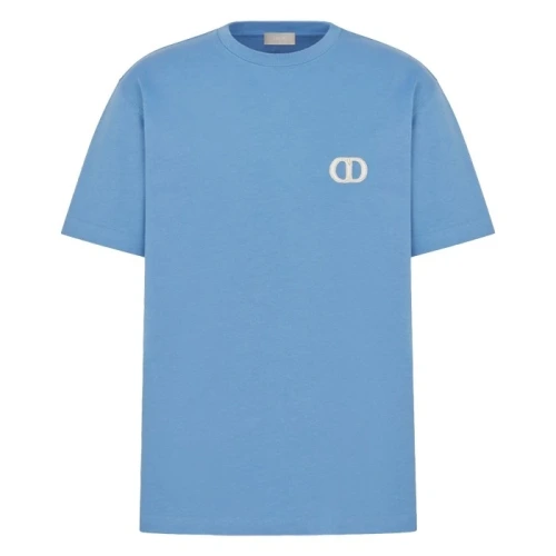 Oversized CD Icon Blue T-Shirt