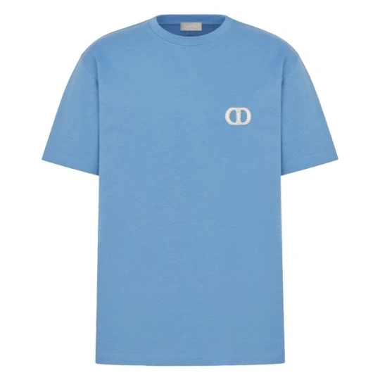 Oversized CD Icon Blue T-Shirt