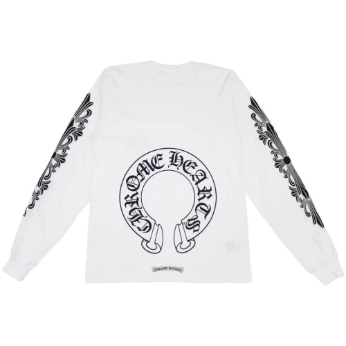 Floral Horseshoe Long Sleeve T-shirt