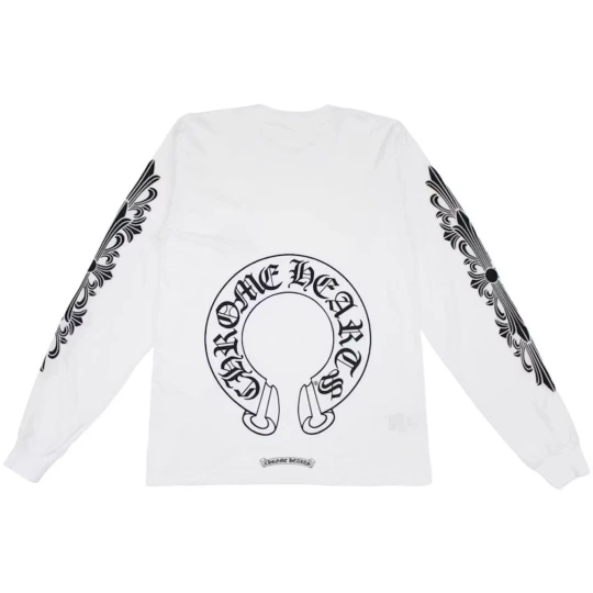 Floral Horseshoe Long Sleeve T-shirt