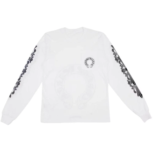 Floral Horseshoe Long Sleeve T-shirt