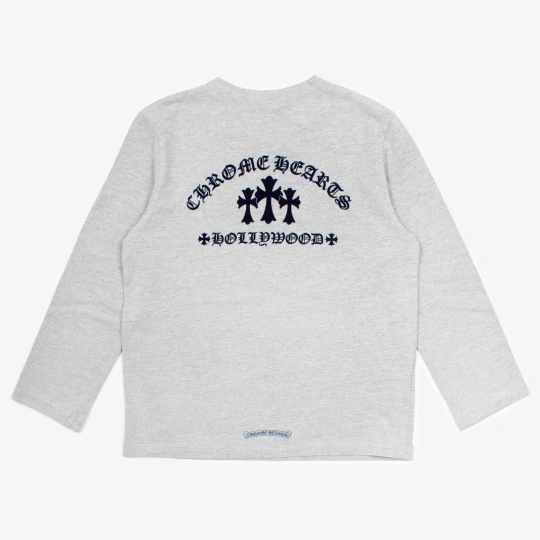 Velvet Cross Patch Long Sleeve