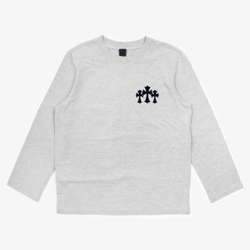 Velvet Cross Patch Long Sleeve