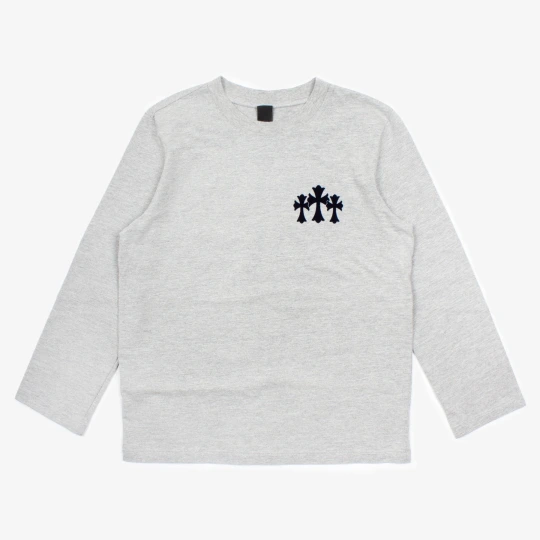 Velvet Cross Patch Long Sleeve