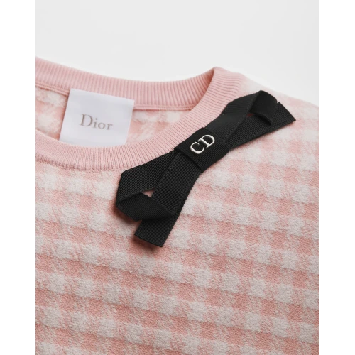 Dioriviera Short Flared Dress Pink Check