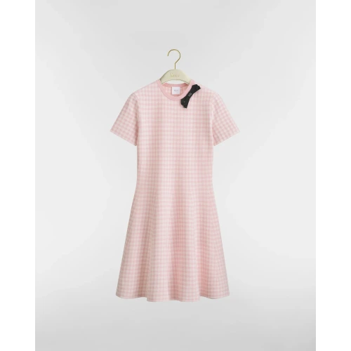 Dioriviera Short Flared Dress Pink Check