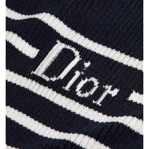 Dioriviera Short-Sleeved Fitted Sweater