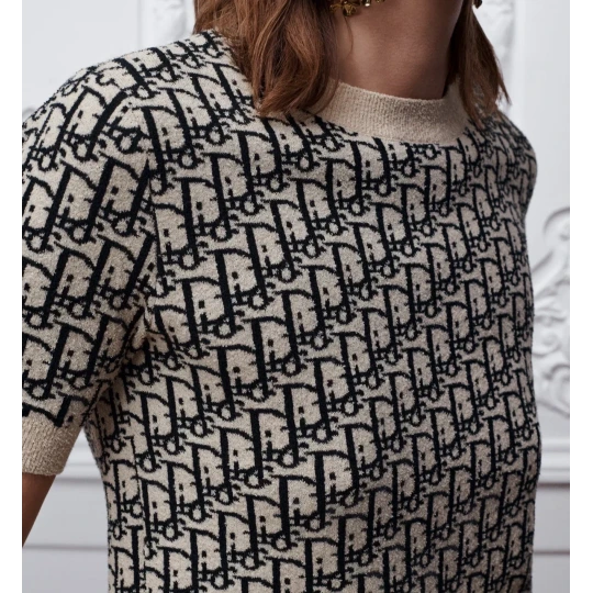 Dioriviera Short-Sleeved Sweater