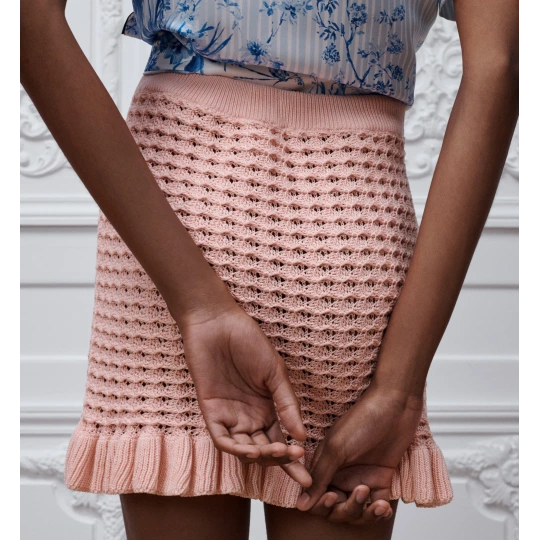 Dioriviera Straight Miniskirt
Pink Cotton