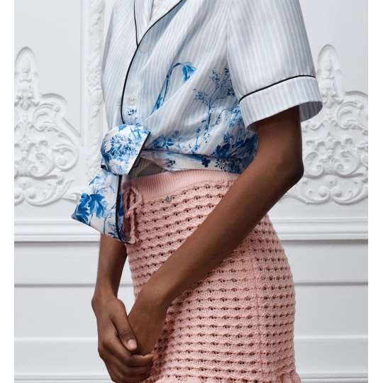 Dioriviera Straight Miniskirt
Pink Cotton