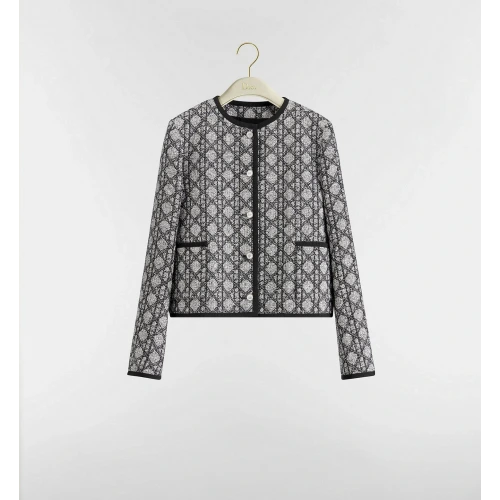 Macrocannage Cropped Jacket