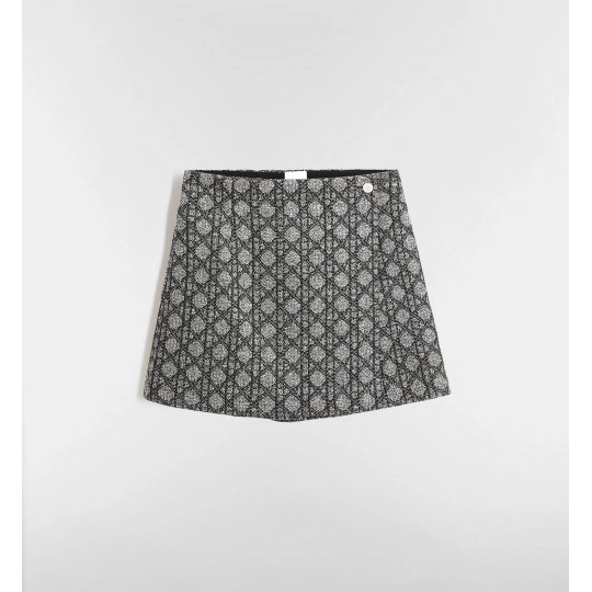 Macrocannage Miniskirt