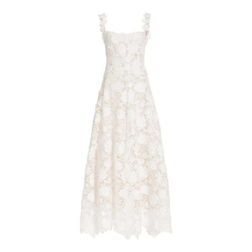 Water Lily Guipure Lace Maxi Dress
