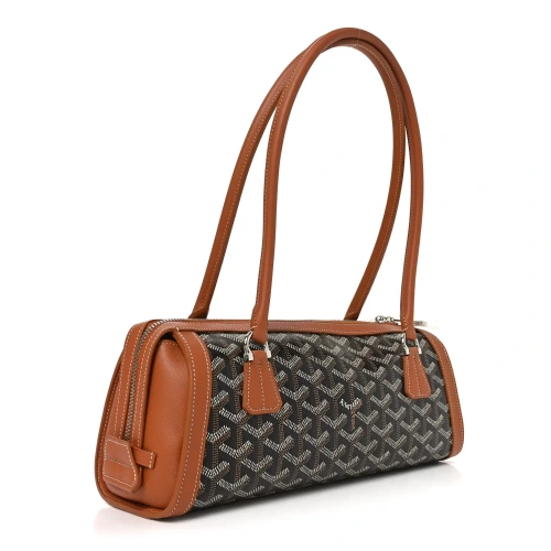 Goyardine Bonbonniere Bag Black Gold Bag