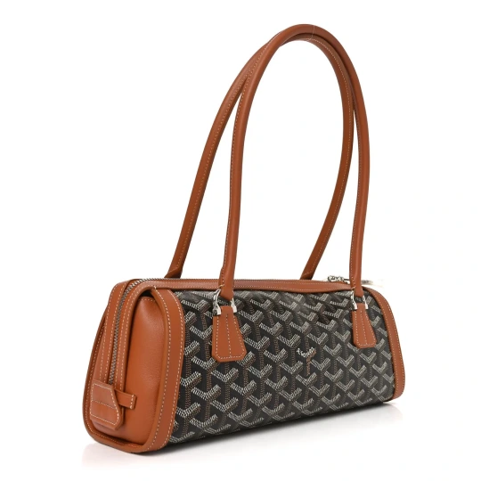 Goyardine Bonbonniere Bag Black Gold Bag