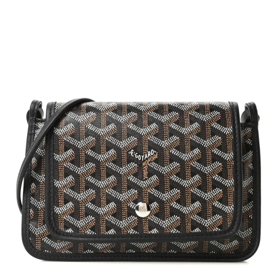 Goyardine Plumet Wallet Clutch Black Bag