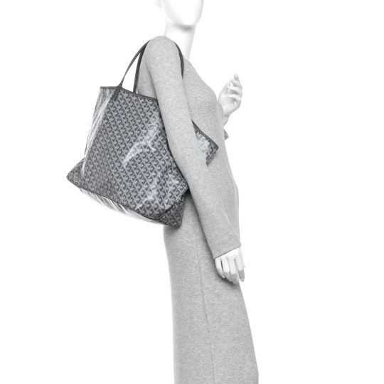 Goyardine Saint Louis GM Grey Bag