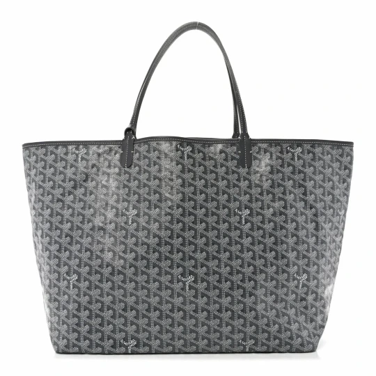 Goyardine Saint Louis GM Grey Bag