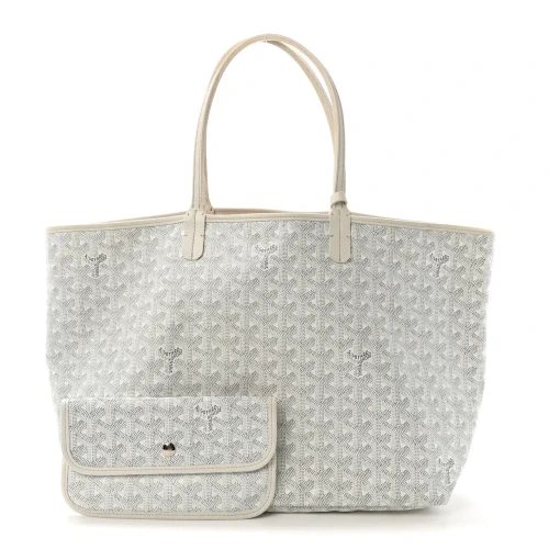 Goyardine Saint Louis PM White Bag