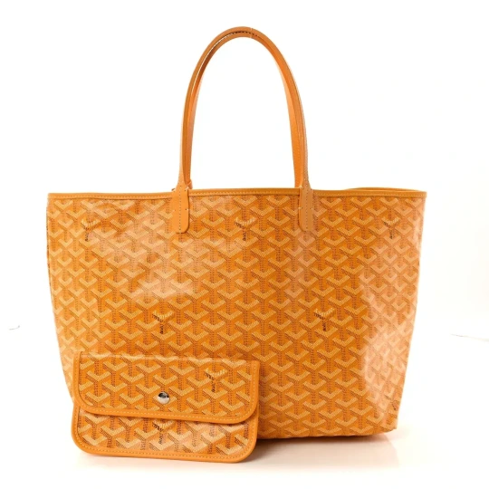 Goyardine Saint Louis PM Yellow Bag