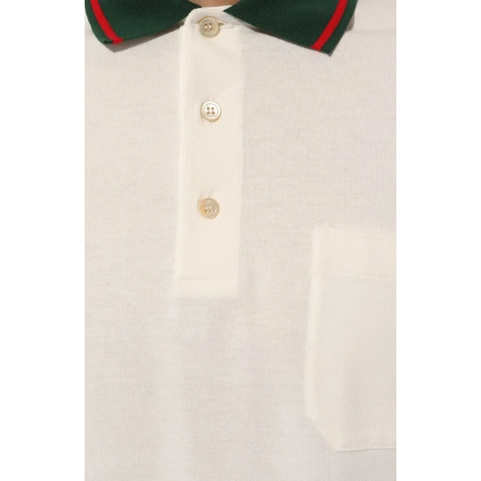 Cotton Jersey Polo with Web