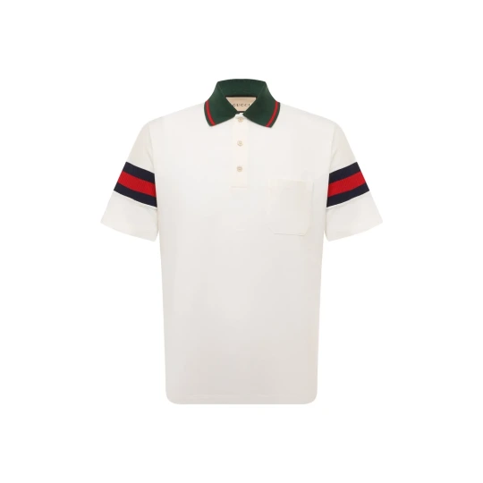 Cotton Jersey Polo with Web