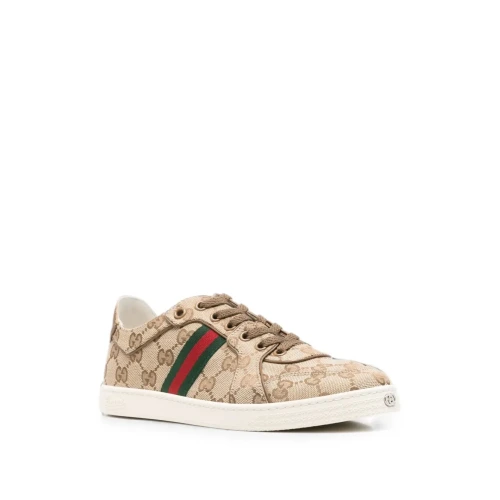 GG-pattern sneakers