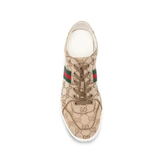 GG-pattern sneakers