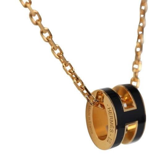 Black Mini Pop H pendant