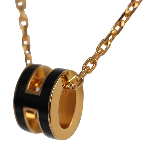Black Mini Pop H pendant