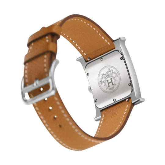 Heure H - sunburst white medium watch