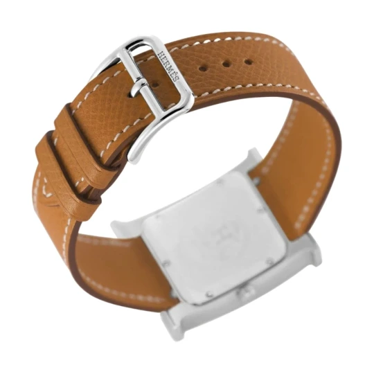 Heure H - sunburst white medium watch