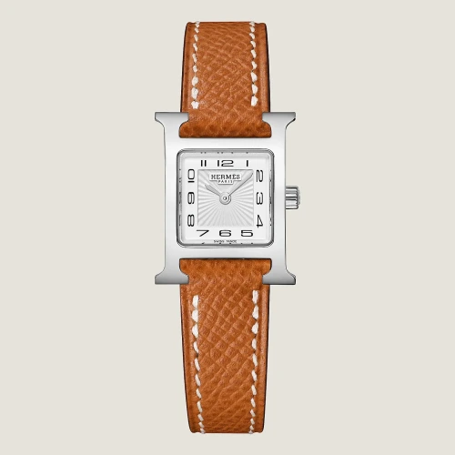 Heure H - sunburst white medium watch