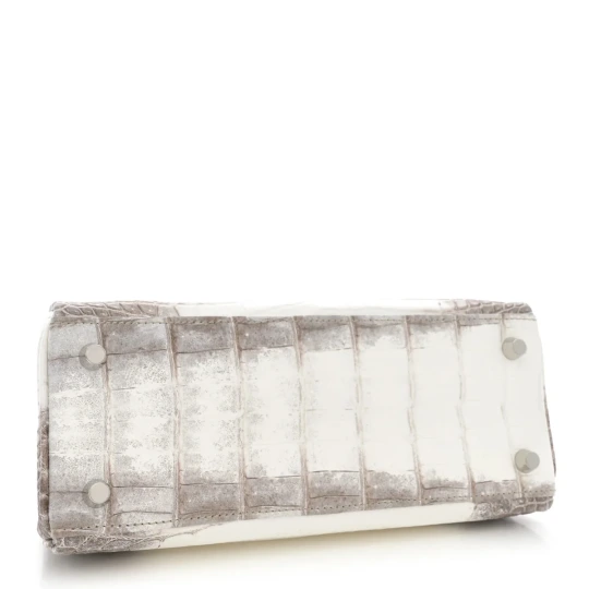 Matte Niloticus Crocodile Himalaya Kelly Retourne 25 White