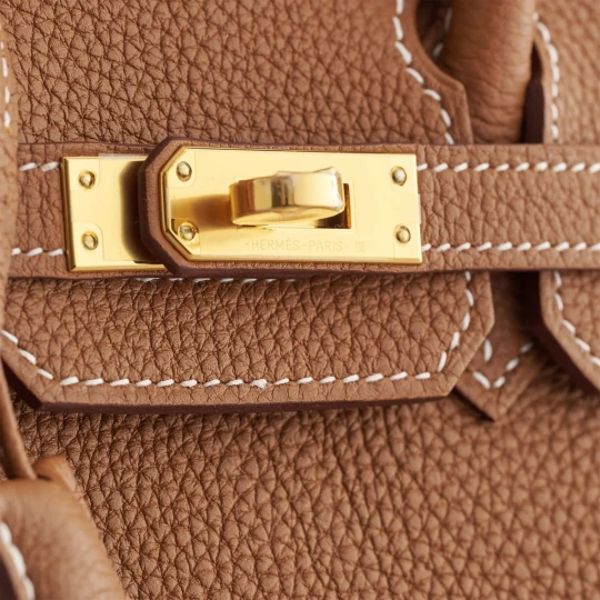 Togo Birkin 25 Gold