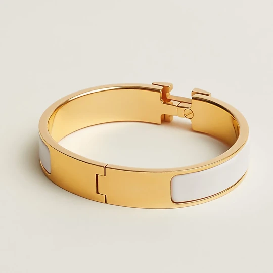 White Clic H bracelet