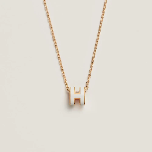 White Mini Pop H pendant