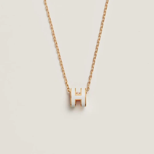 White Mini Pop H pendant