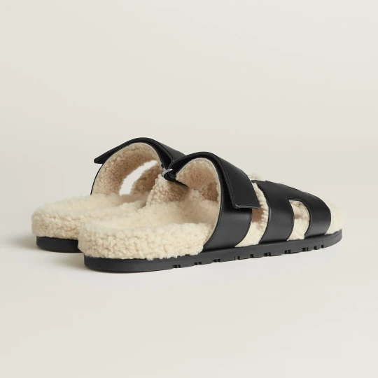 Chypre Shearling Sandal