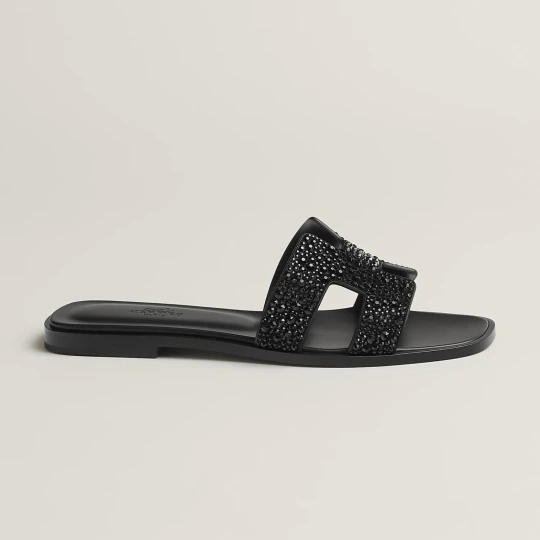 Oran Sandal Black Crystal