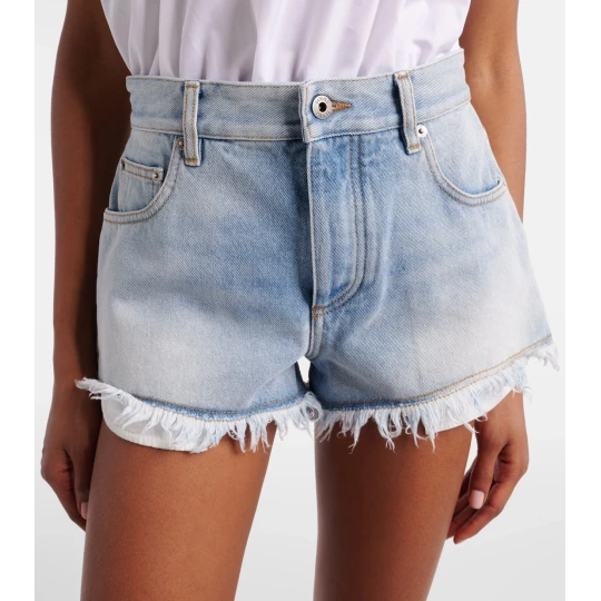 Paula's Ibiza Anagram denim shorts