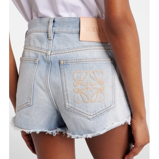 Paula's Ibiza Anagram denim shorts
