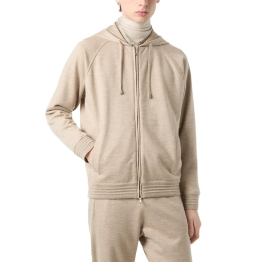 Cotton Zip-Up Hoodie