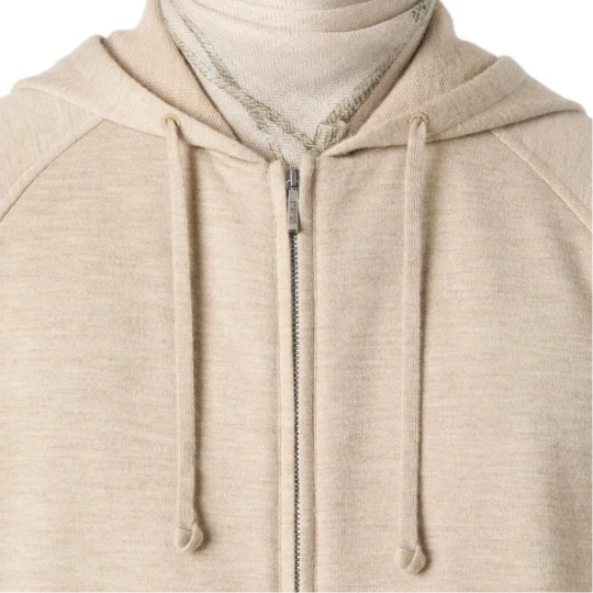Cotton Zip-Up Hoodie