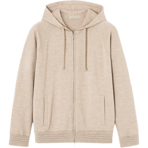 Cotton Zip-Up Hoodie