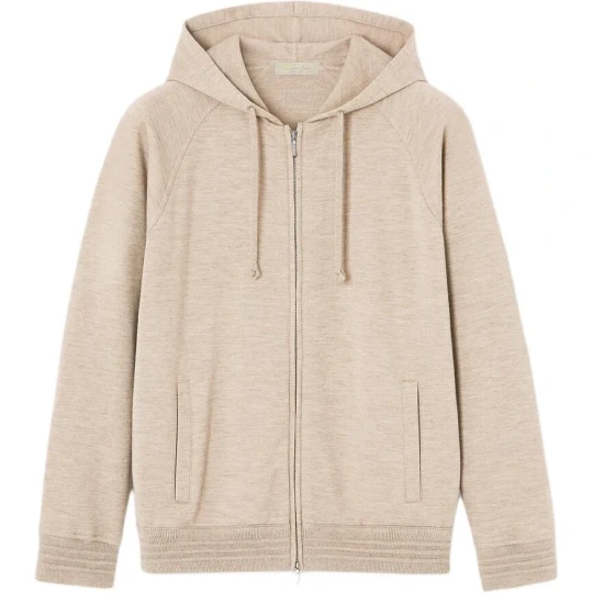 Cotton Zip-Up Hoodie